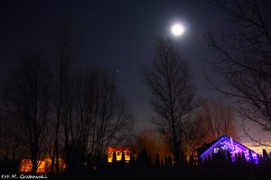Księżyc i Jowisz 2014.01.13  